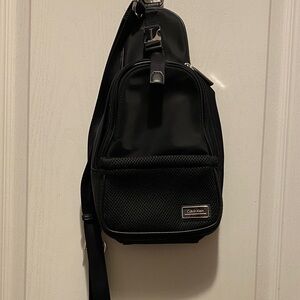 Calvin Klein Black Sling Crossbody Pack